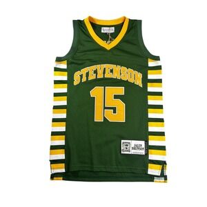 Authentic Classics Jalen Brunson Stevenson High School Jersey Green Mens XS NEW